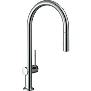 Hansgrohe Talis Baterie bucatarie cu dus extractibil  210 cu 2 tipuri de jet crom lucios
